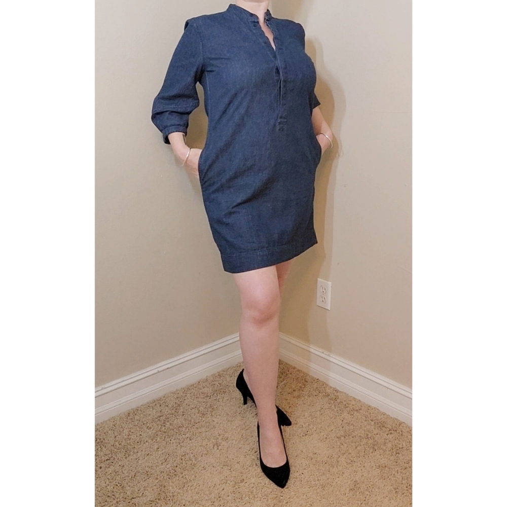 Lauren by Ralph Lauren Denim Mini Dress Size 12